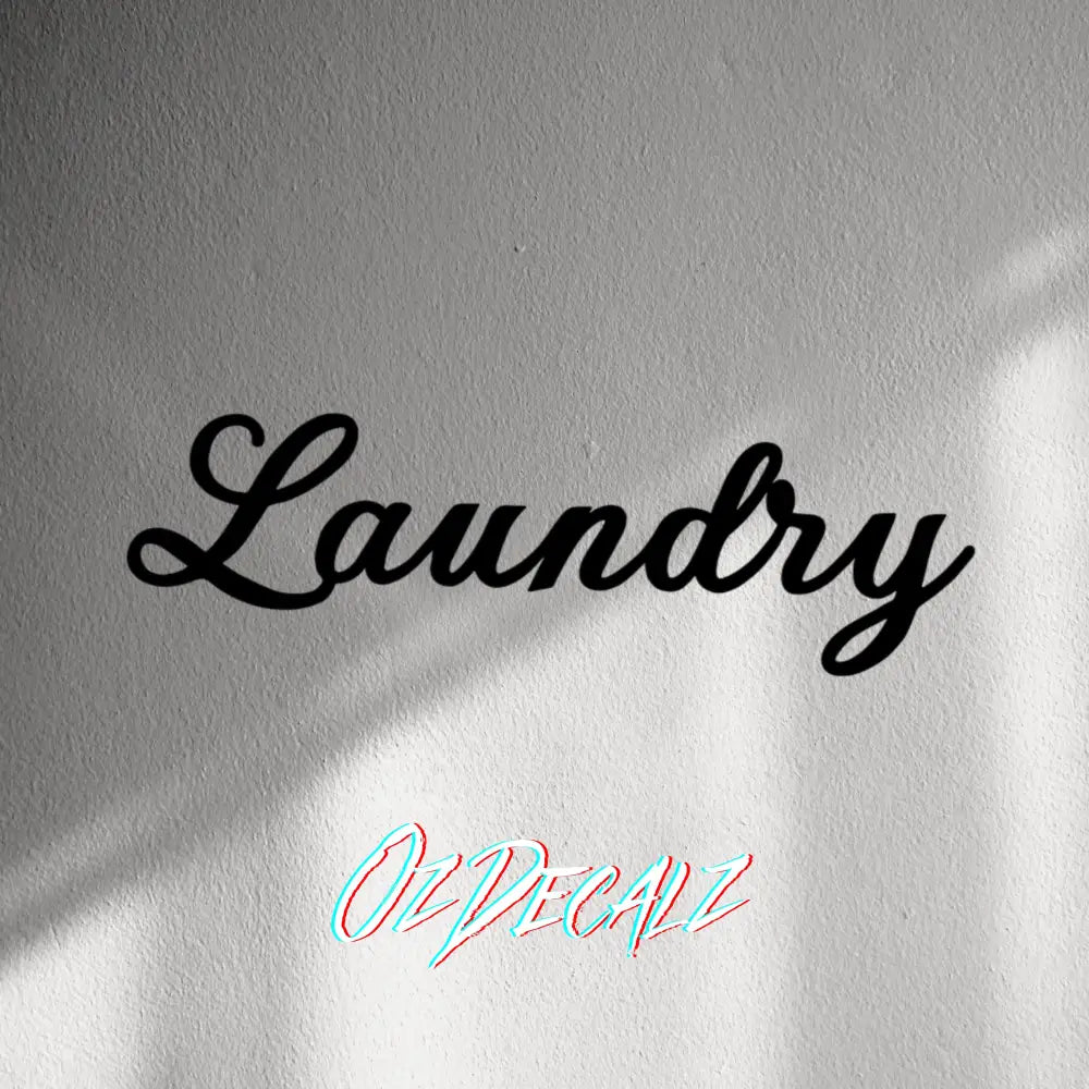 WALL STICKER: LAUNDRY - OzDecalz