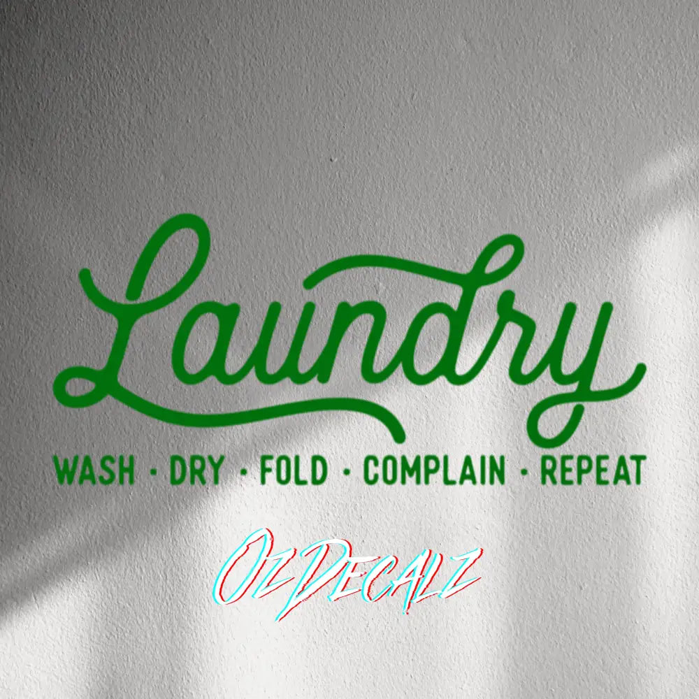 WALL STICKER: LAUNDRY - OzDecalz