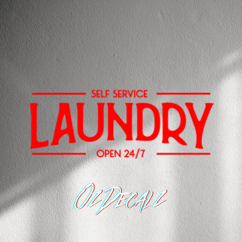 WALL STICKER: LAUNDRY - OzDecalz