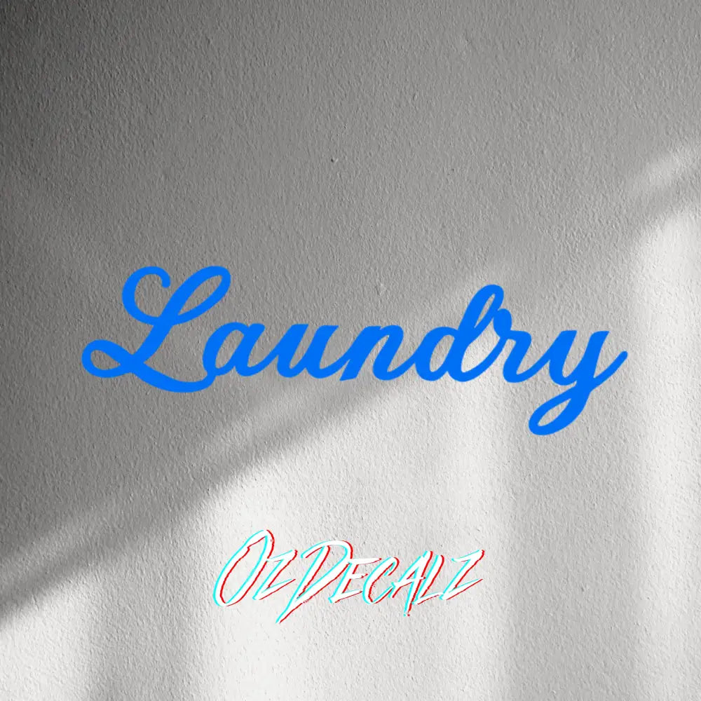 WALL STICKER: LAUNDRY - OzDecalz