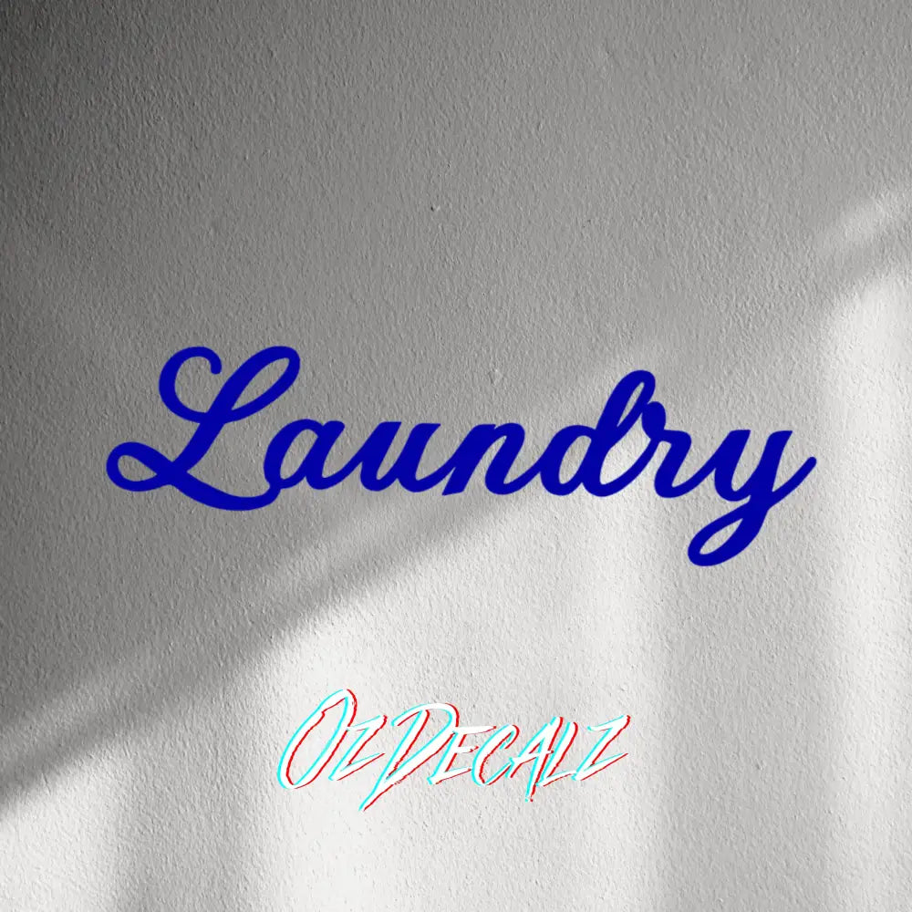 WALL STICKER: LAUNDRY - OzDecalz