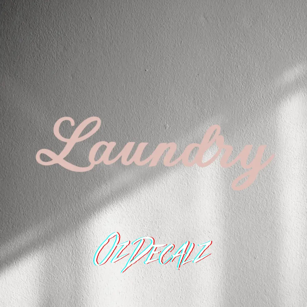 WALL STICKER: LAUNDRY - OzDecalz