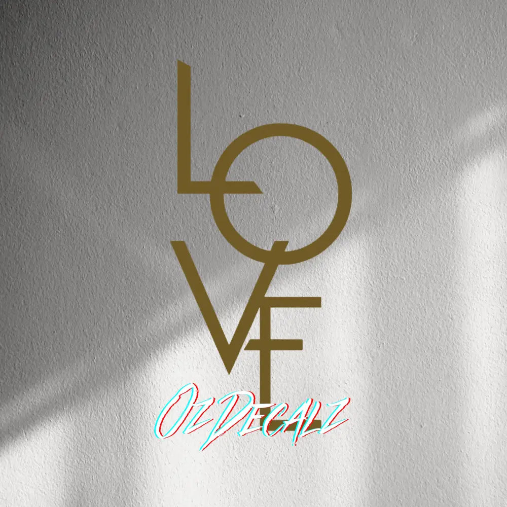 WALL STICKER: LOVE - OzDecalz