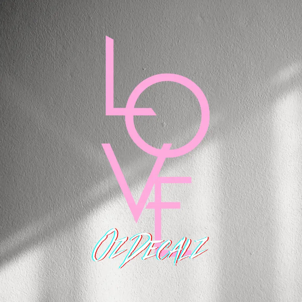 WALL STICKER: LOVE - OzDecalz