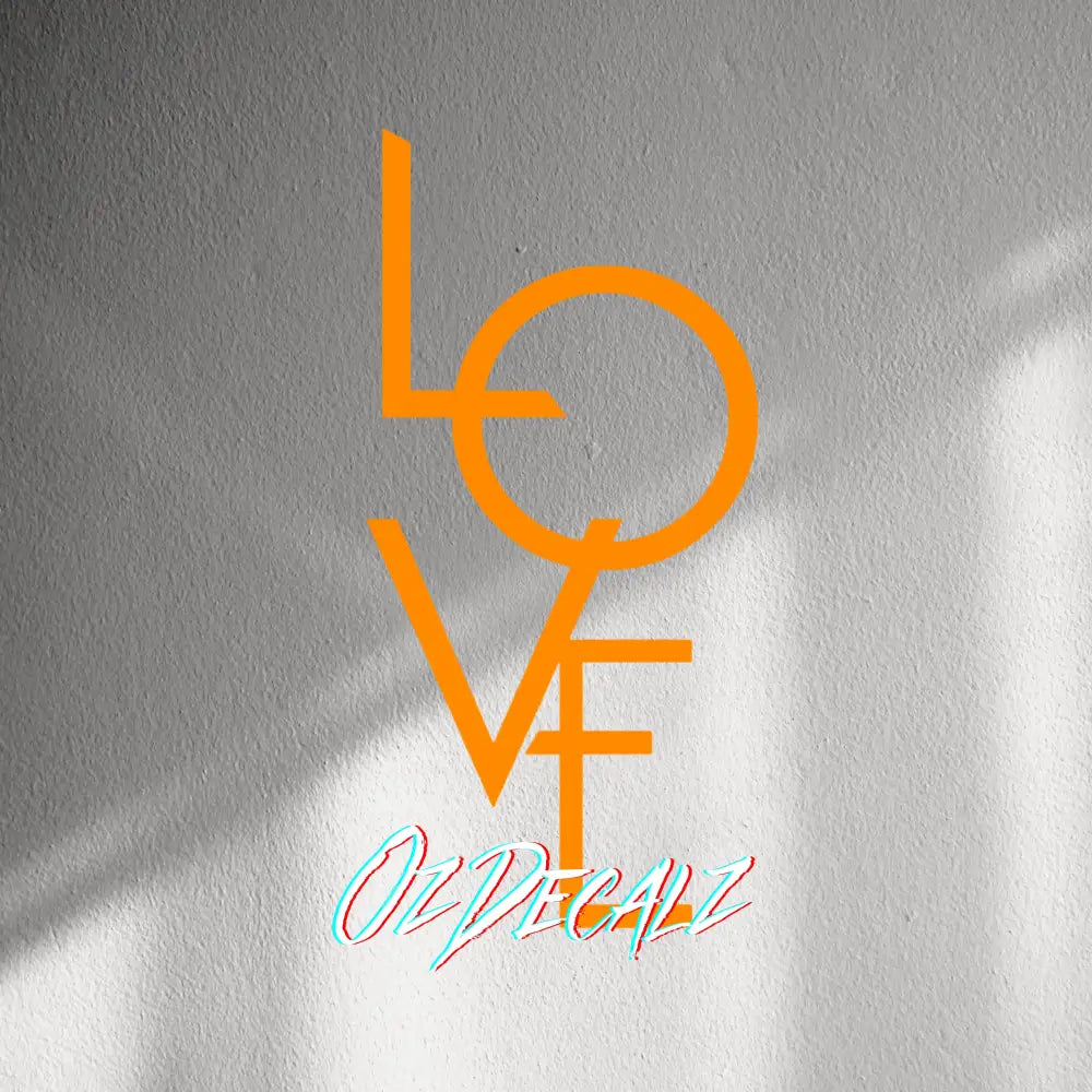 WALL STICKER: LOVE - OzDecalz