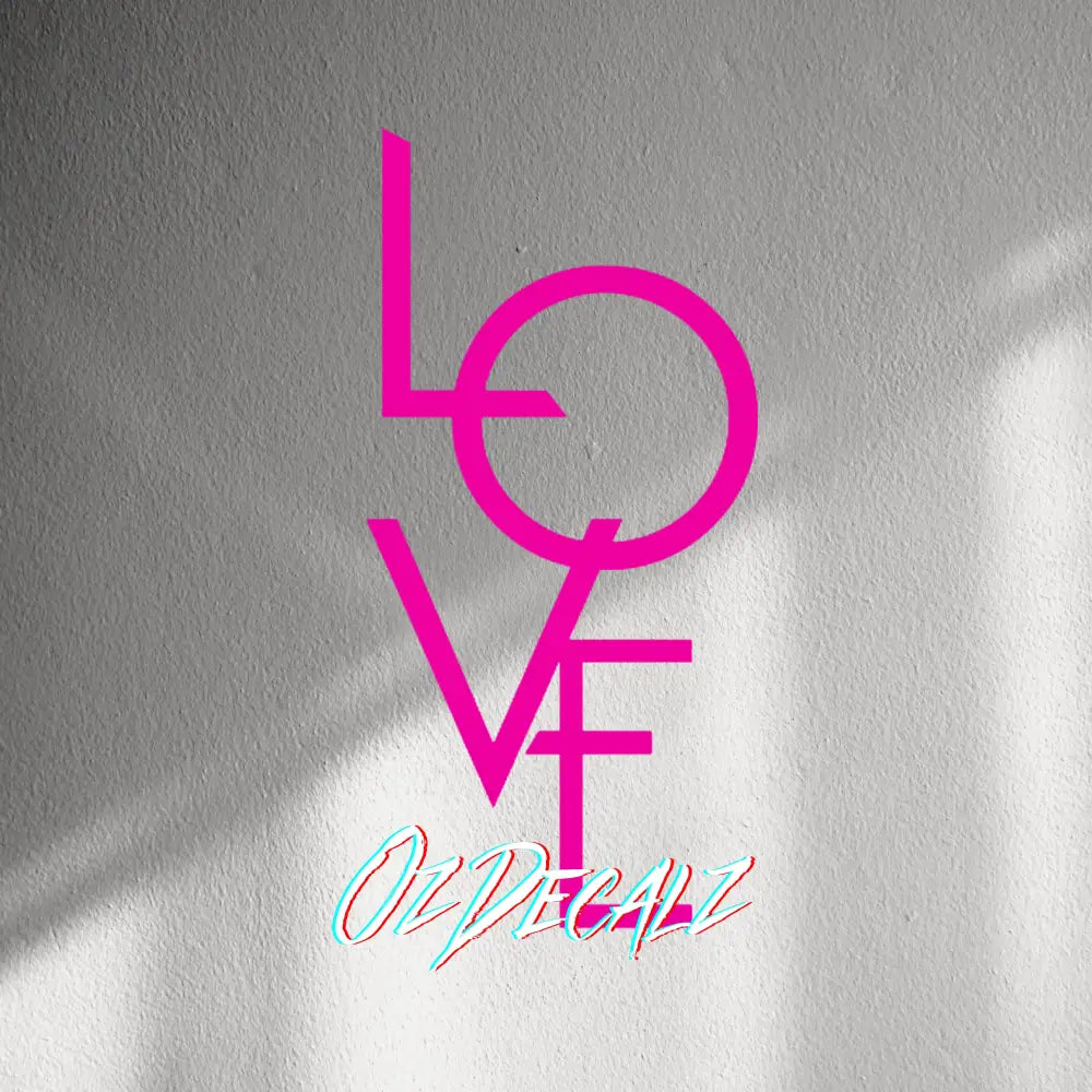 WALL STICKER: LOVE - OzDecalz