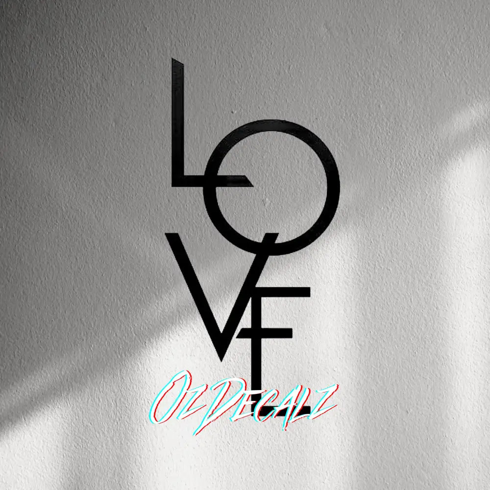 WALL STICKER: LOVE - OzDecalz