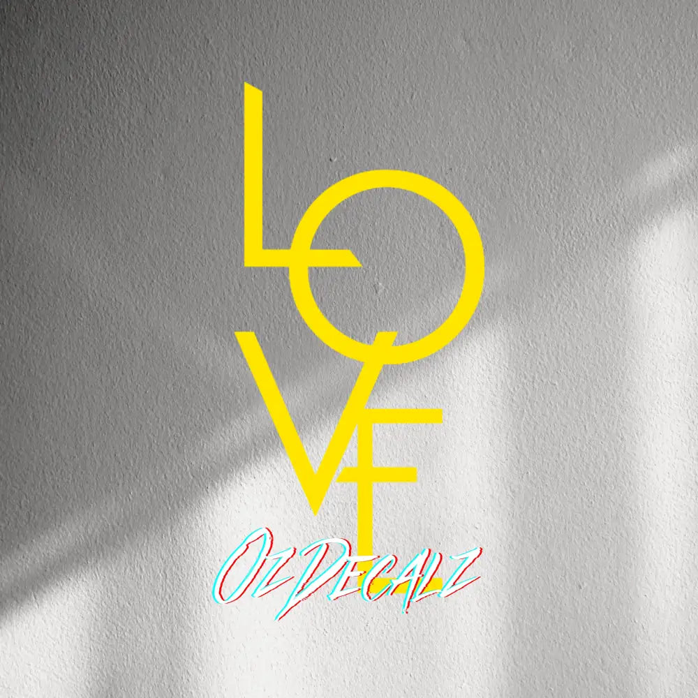 WALL STICKER: LOVE - OzDecalz