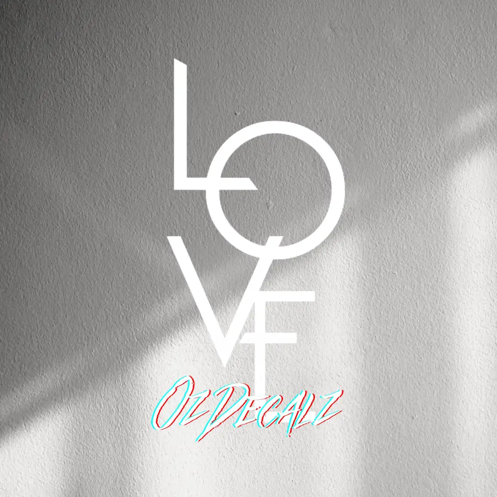 WALL STICKER: LOVE - OzDecalz