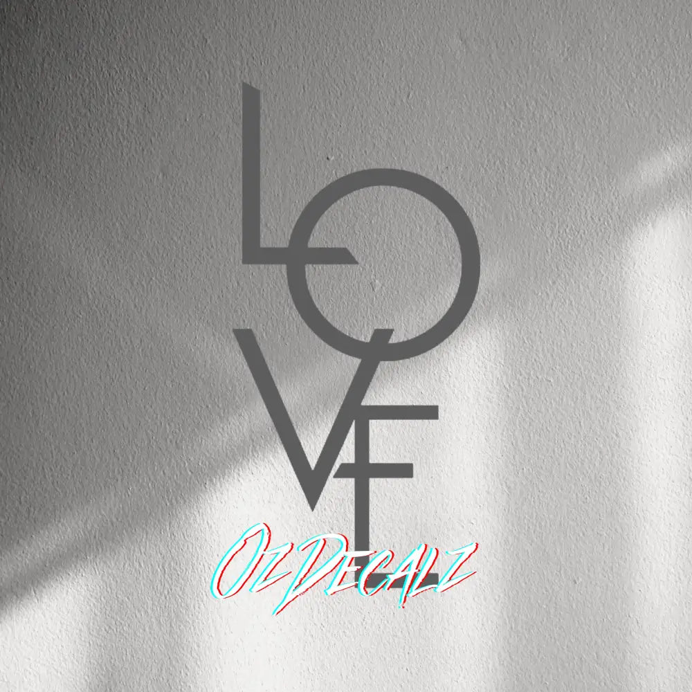 WALL STICKER: LOVE - OzDecalz