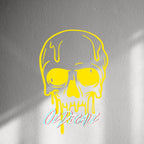 WALL STICKER: MELTING SKULL - OzDecalz