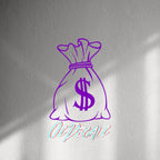WALL STICKER: MONEY BAG - OzDecalz
