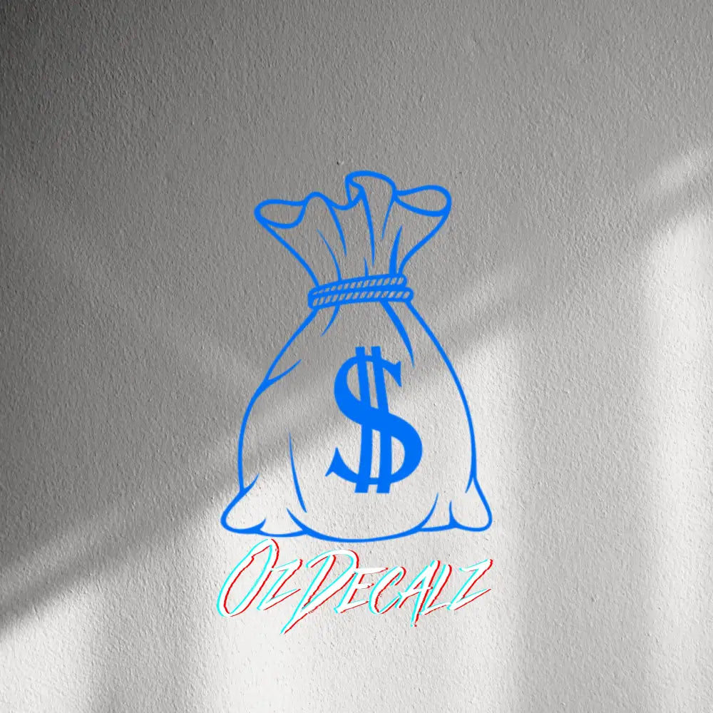 WALL STICKER: MONEY BAG - OzDecalz
