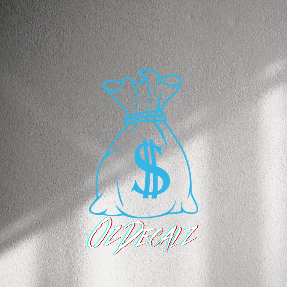 WALL STICKER: MONEY BAG - OzDecalz