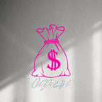 WALL STICKER: MONEY BAG - OzDecalz