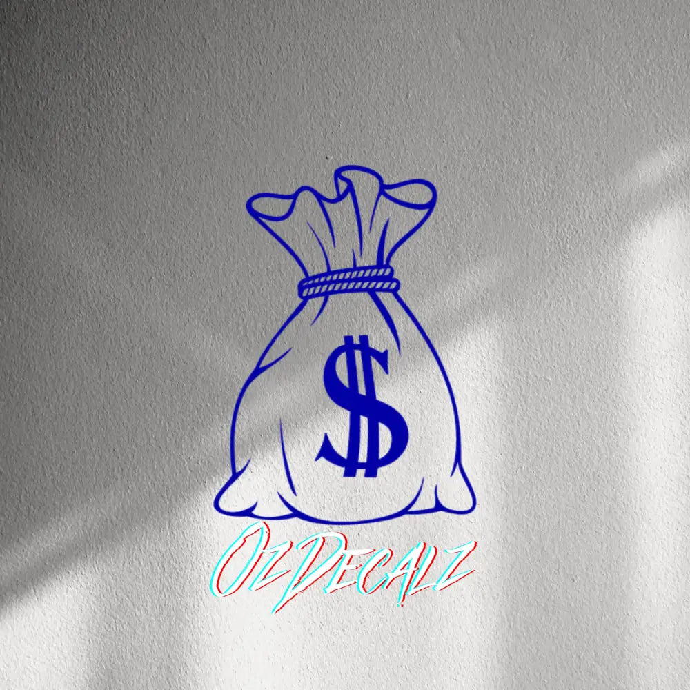 WALL STICKER: MONEY BAG - OzDecalz