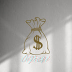 WALL STICKER: MONEY BAG - OzDecalz