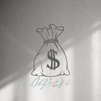 WALL STICKER: MONEY BAG - OzDecalz