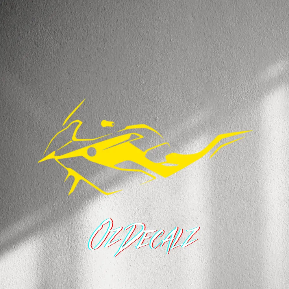 WALL STICKER: MOTORBIKE - OzDecalz