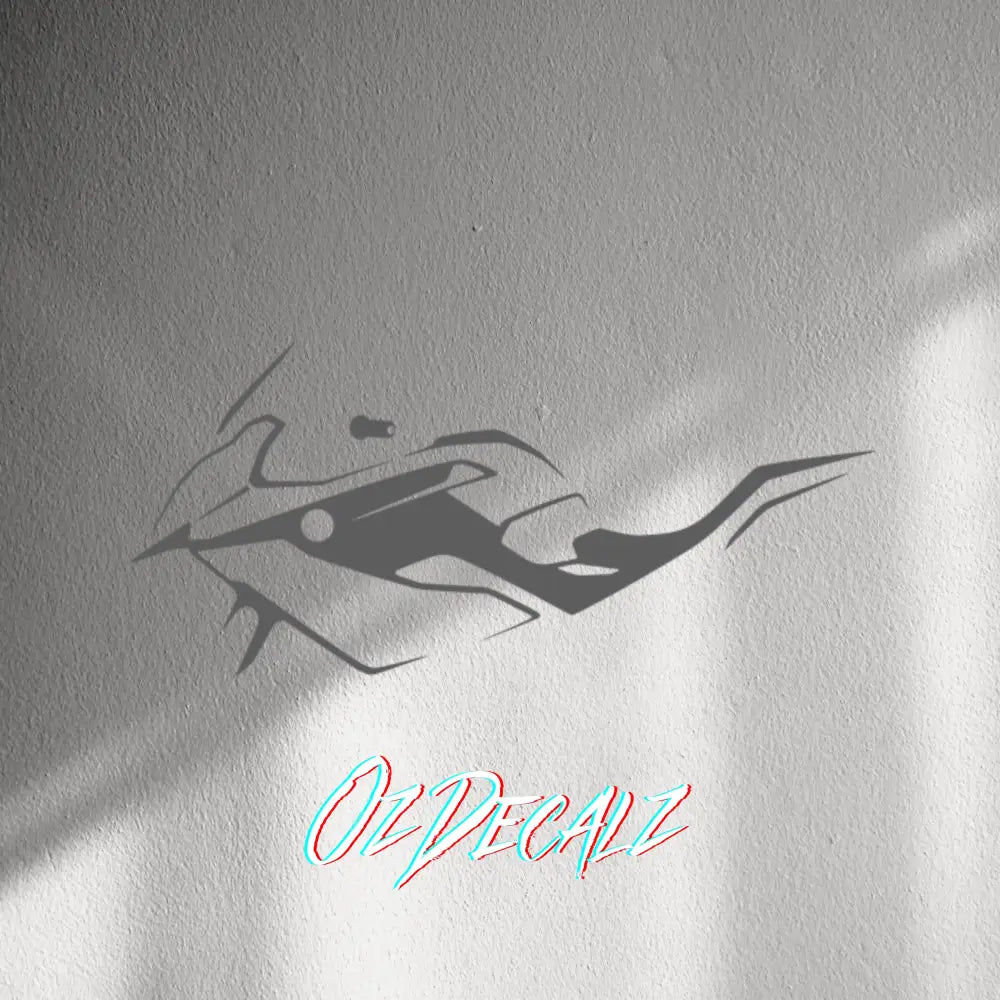 WALL STICKER: MOTORBIKE - OzDecalz