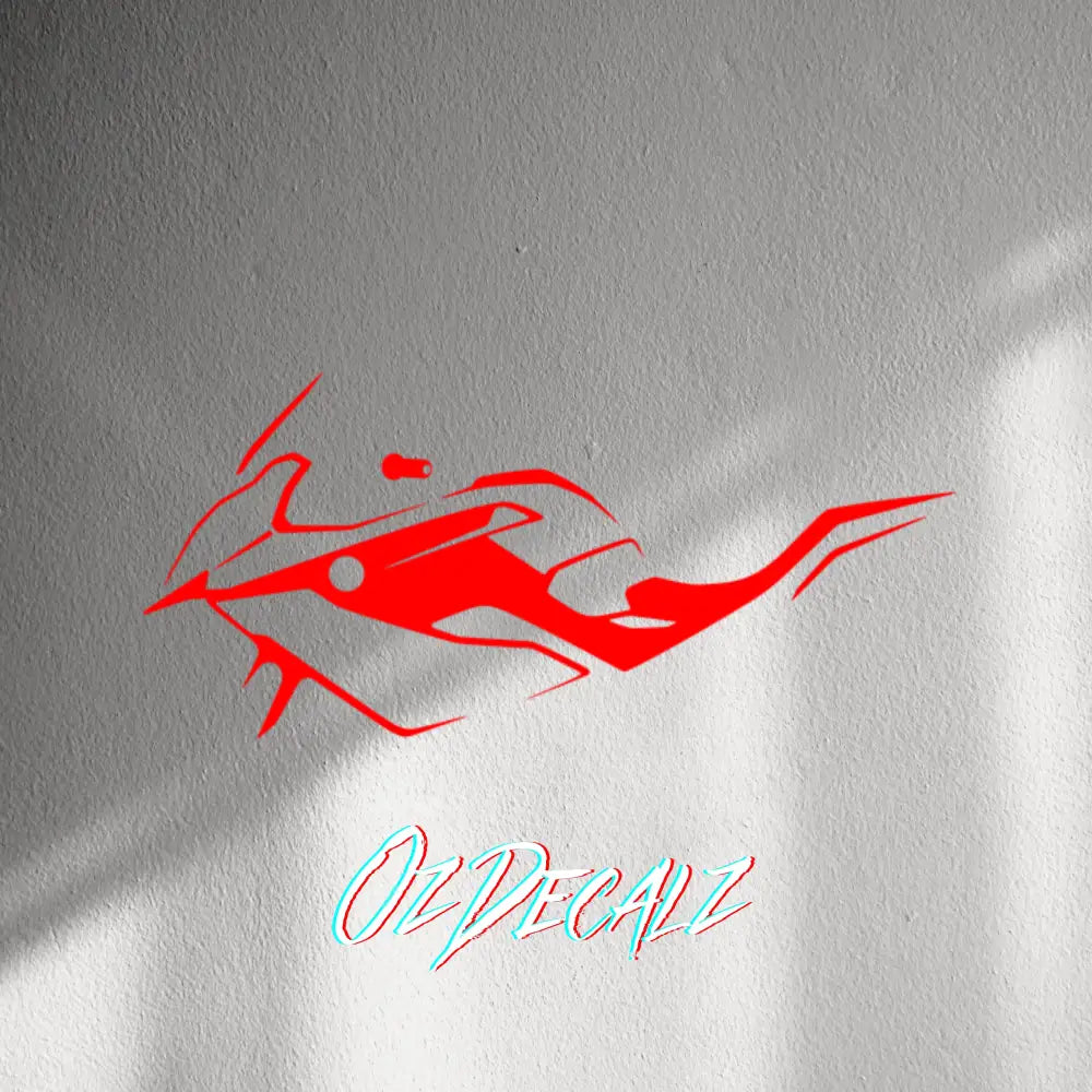 WALL STICKER: MOTORBIKE - OzDecalz