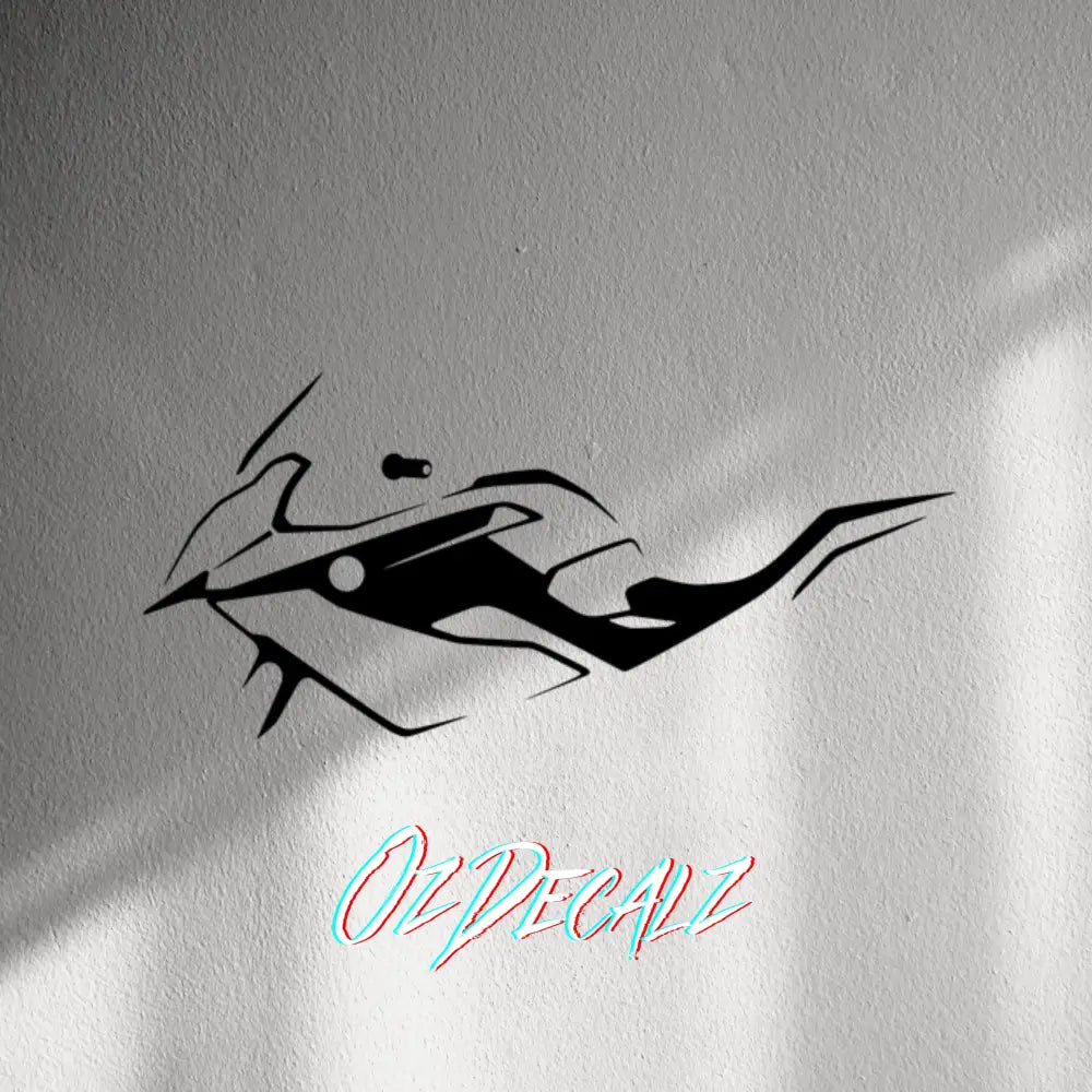 WALL STICKER: MOTORBIKE - OzDecalz