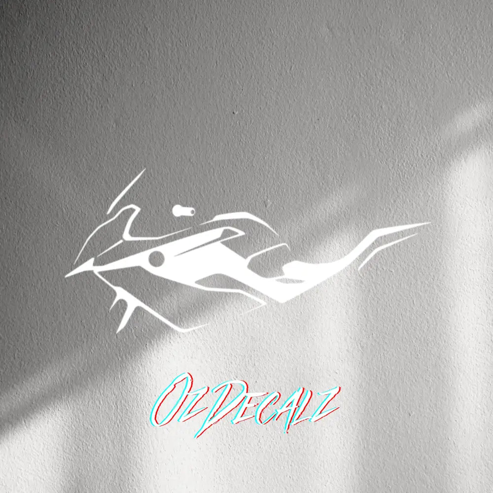 WALL STICKER: MOTORBIKE - OzDecalz