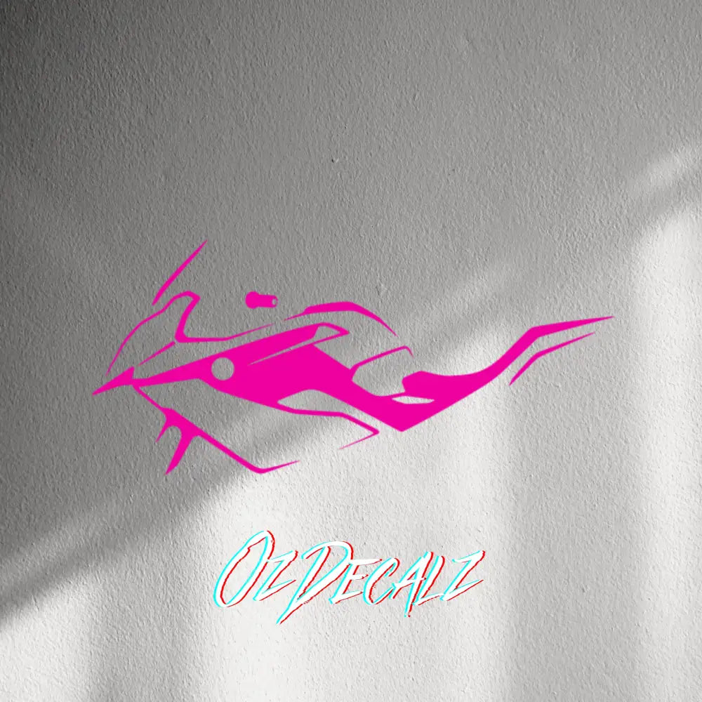 WALL STICKER: MOTORBIKE - OzDecalz