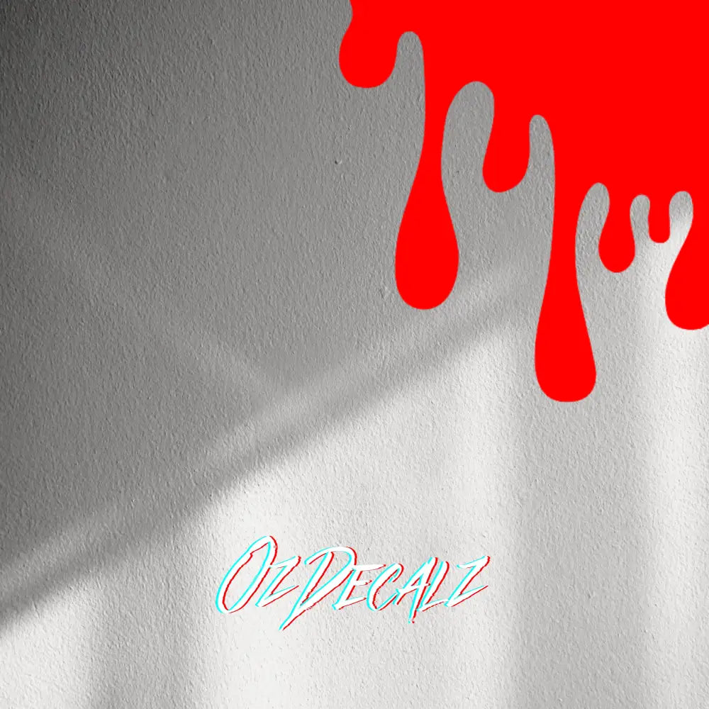 WALL STICKER: PAINT DRIP - OzDecalz