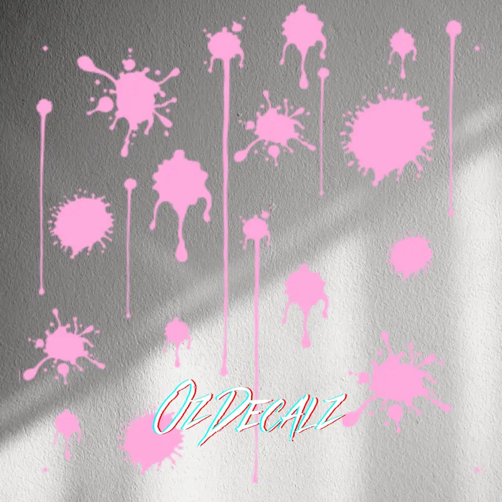 WALL STICKER: PAINT SPLAT 20 PK - OzDecalz