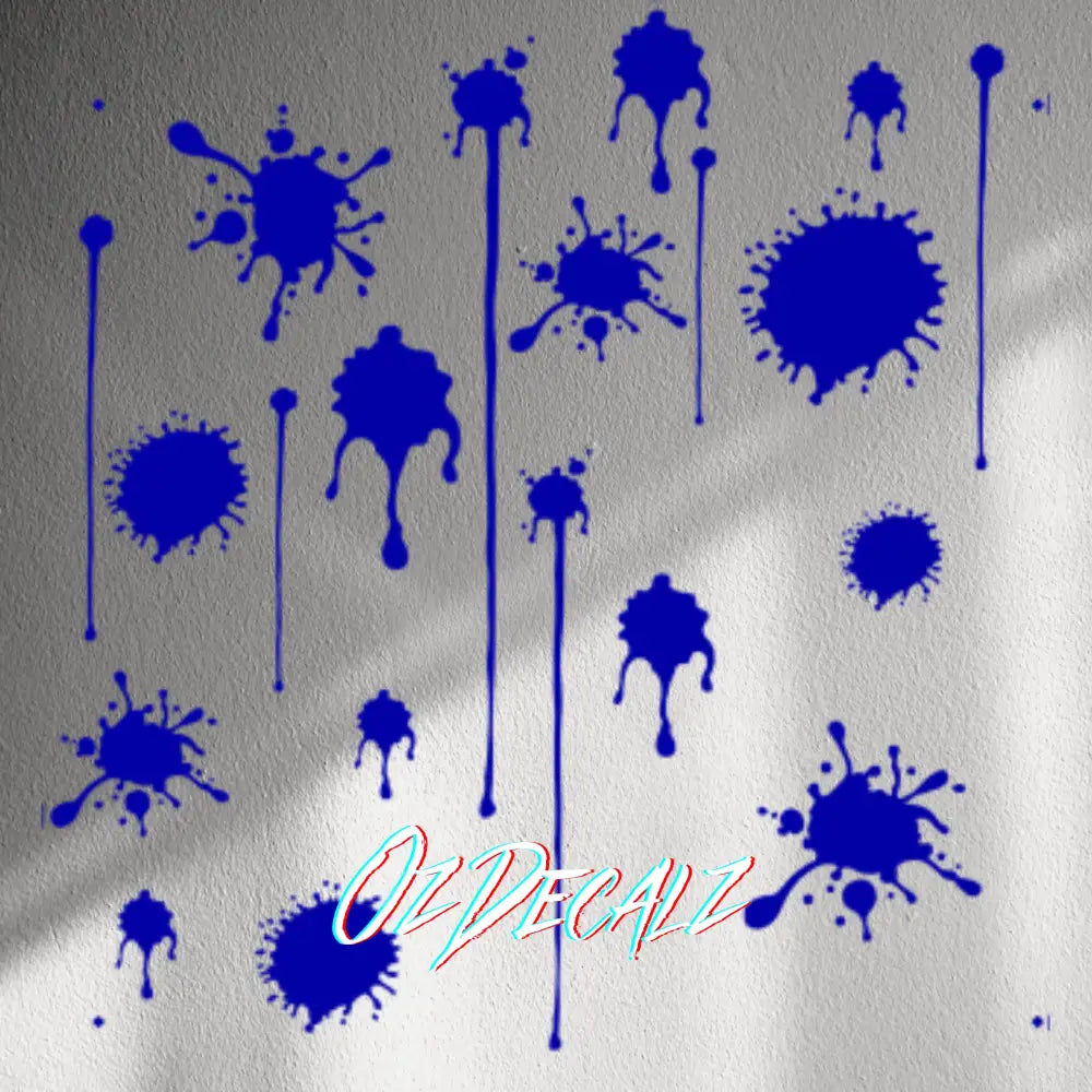 WALL STICKER: PAINT SPLAT 20 PK - OzDecalz