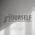 WALL STICKER: PUSH YOURSELF - OzDecalz