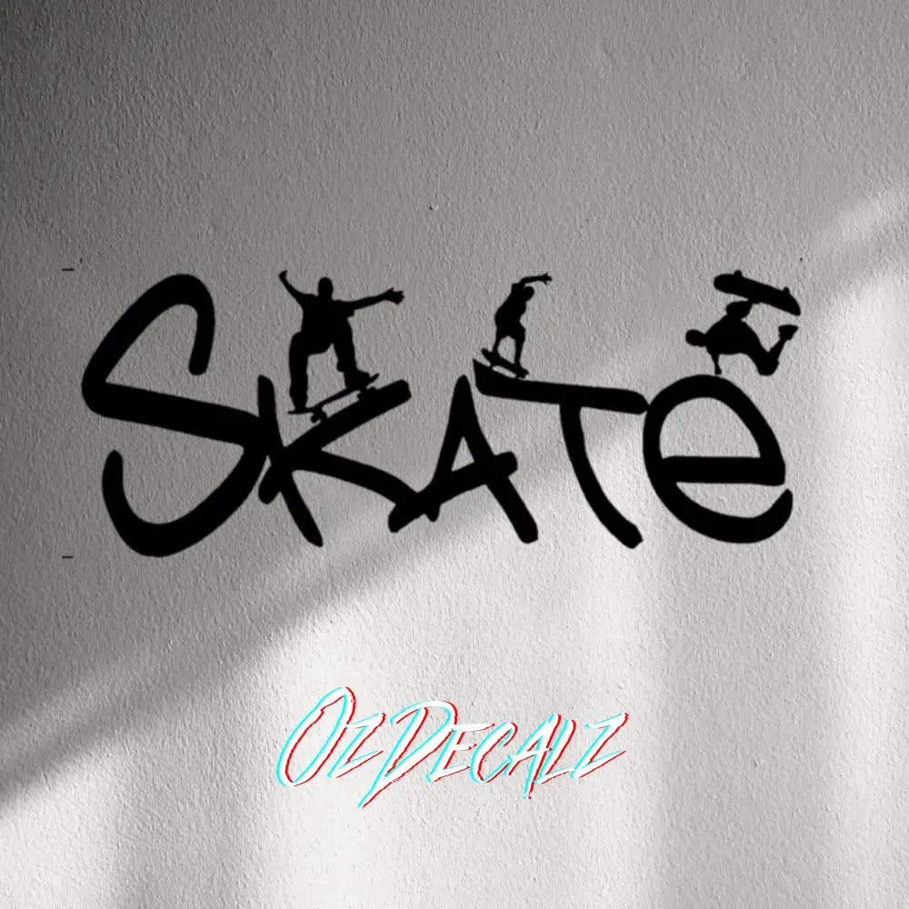 WALL STICKER: SKATE - OzDecalz