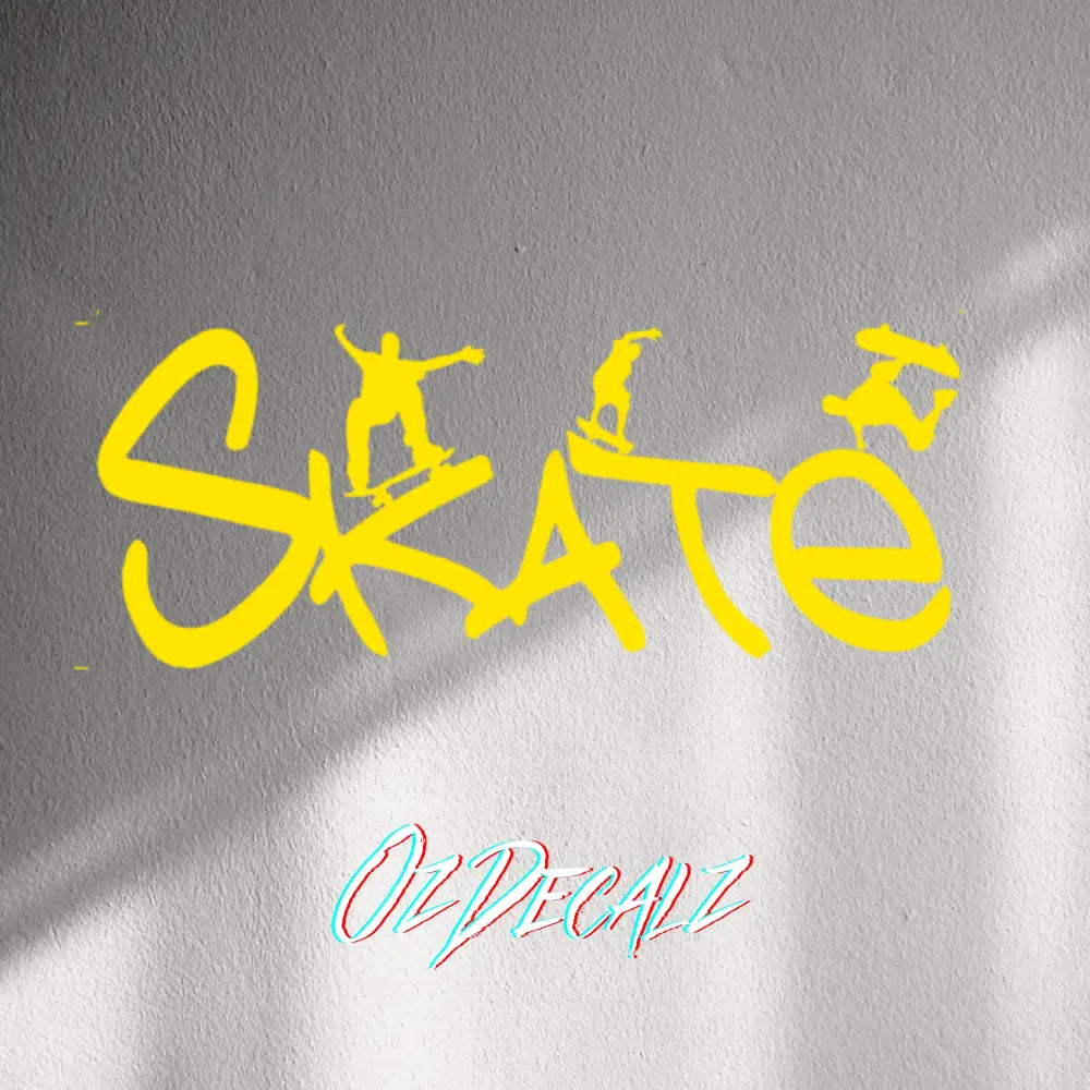WALL STICKER: SKATE - OzDecalz