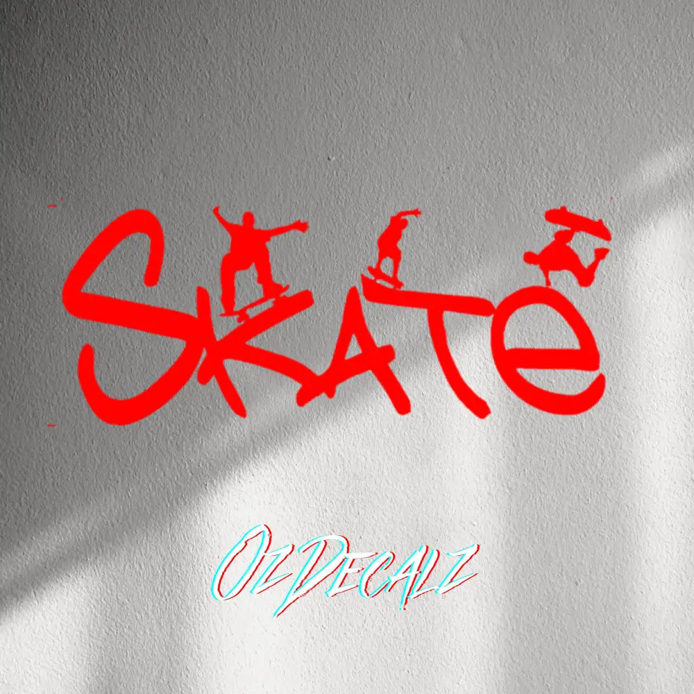WALL STICKER: SKATE - OzDecalz