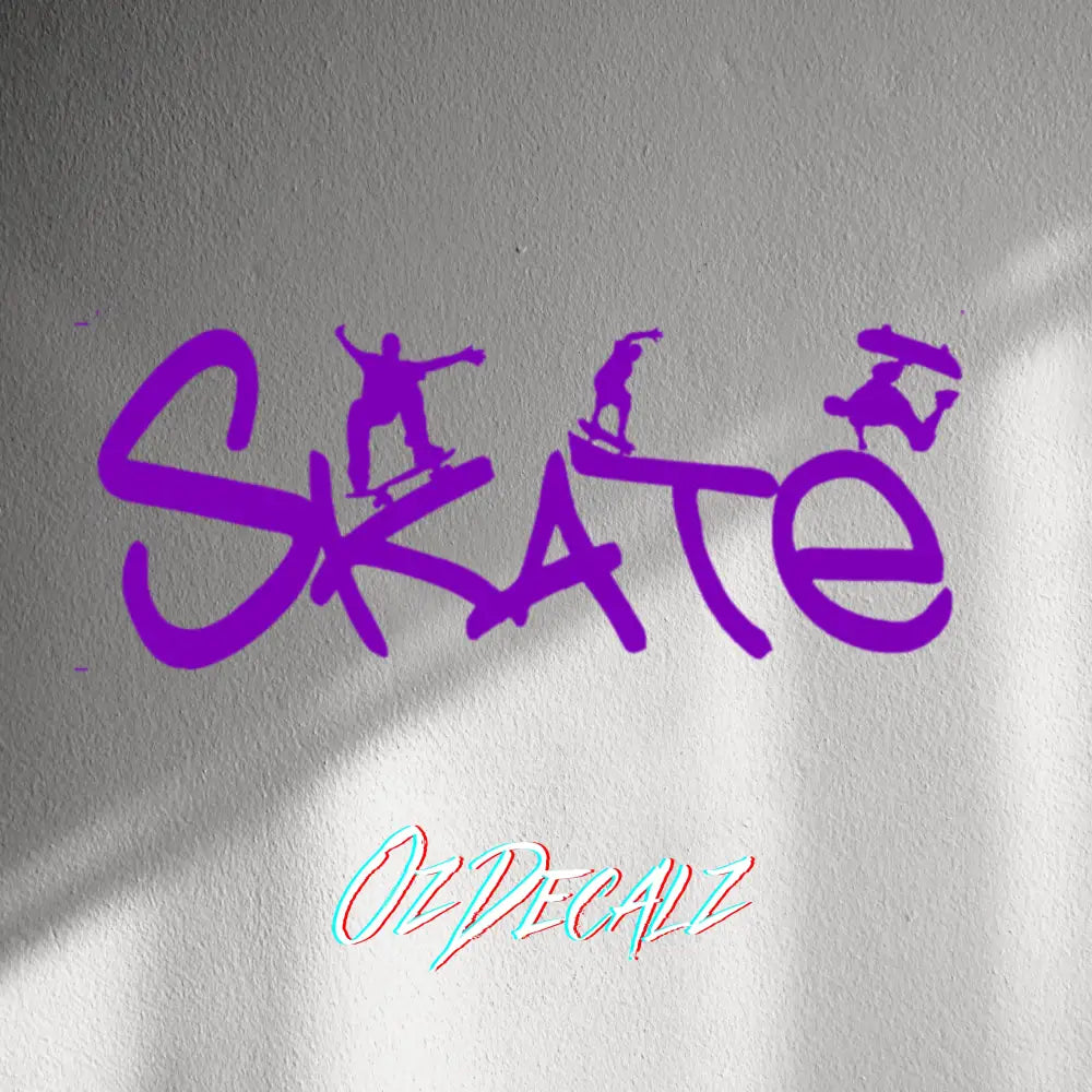 WALL STICKER: SKATE - OzDecalz