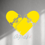 WALL STICKER: SKATEBOARD HEART - OzDecalz