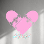 WALL STICKER: SKATEBOARD HEART - OzDecalz