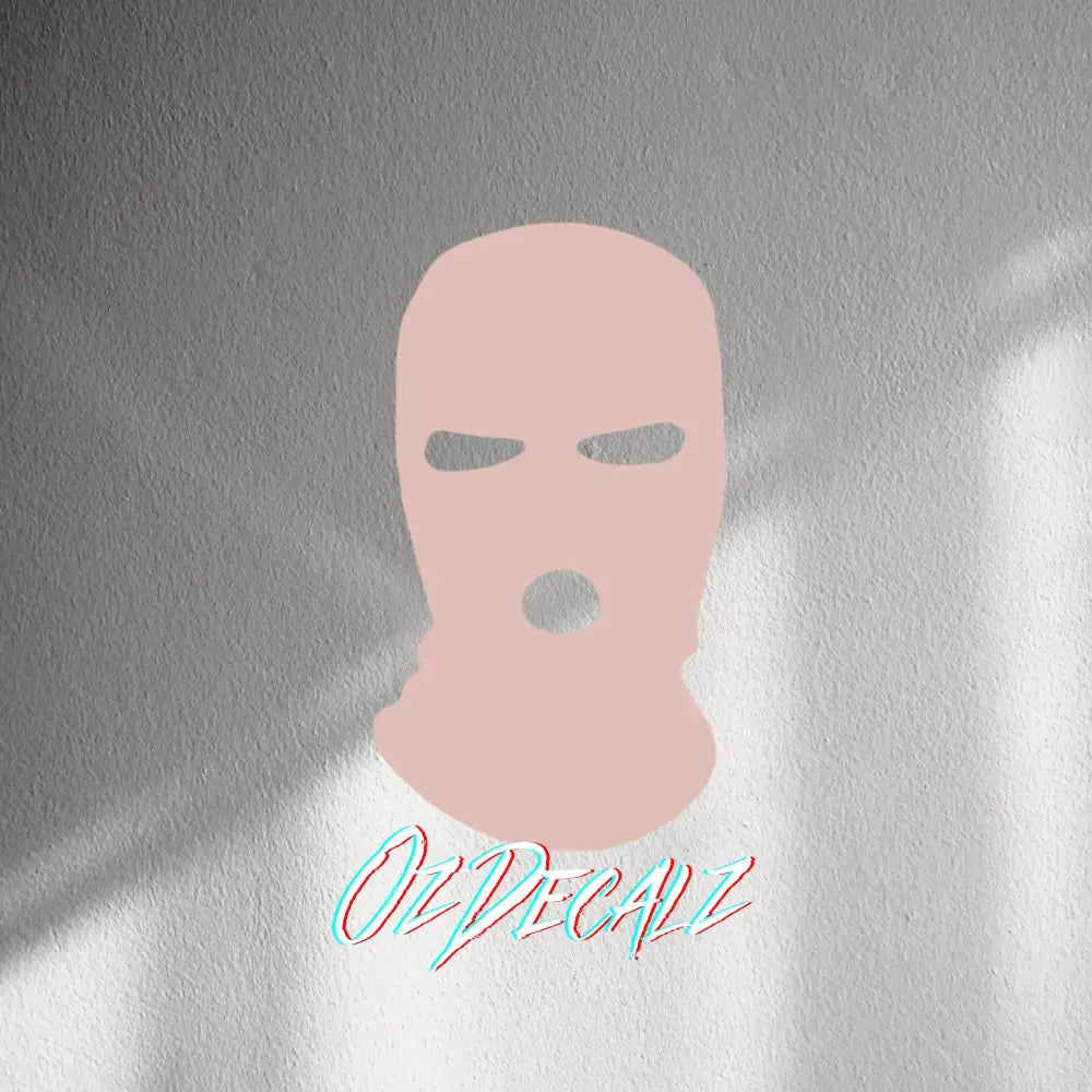 WALL STICKER: SKI MASK - OzDecalz