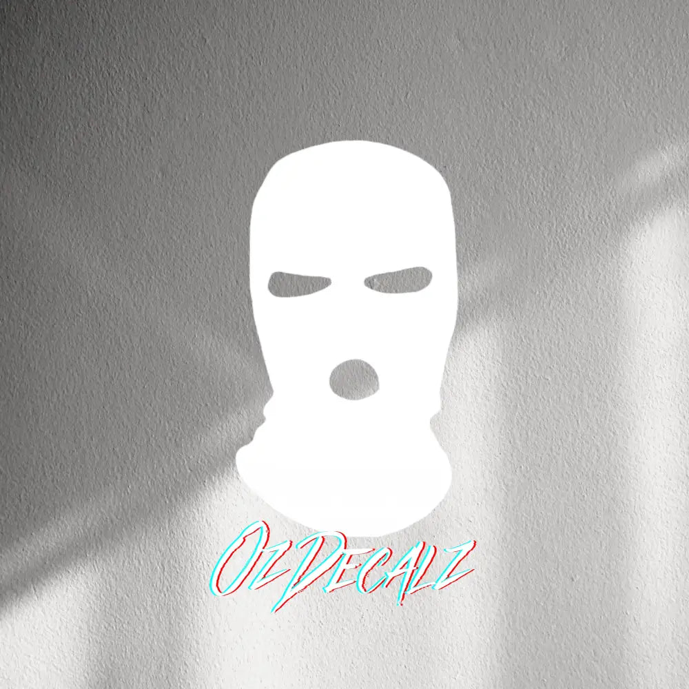 WALL STICKER: SKI MASK - OzDecalz