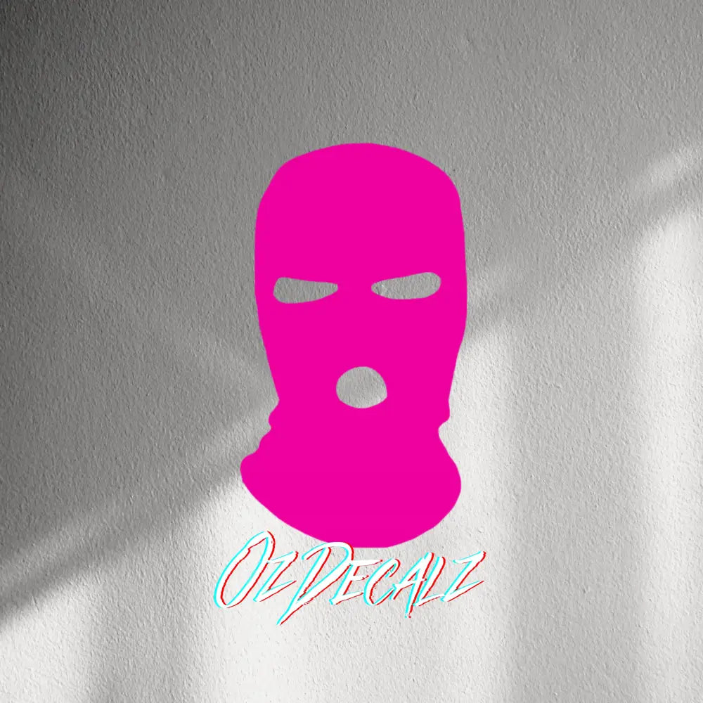 WALL STICKER: SKI MASK - OzDecalz