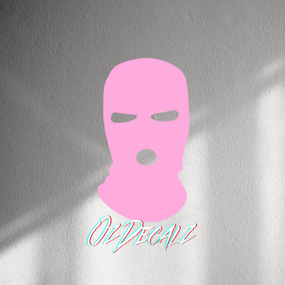 WALL STICKER: SKI MASK - OzDecalz