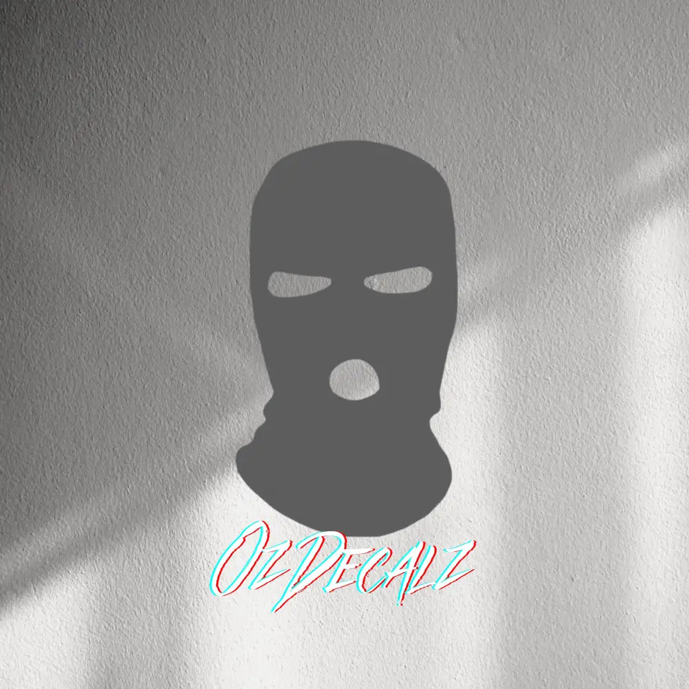 WALL STICKER: SKI MASK - OzDecalz