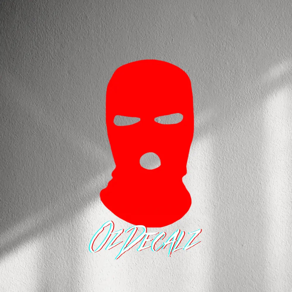 WALL STICKER: SKI MASK - OzDecalz
