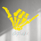 WALL STICKER: SKULL SHAKKA - OzDecalz