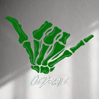 WALL STICKER: SKULL SHAKKA - OzDecalz