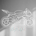 WALL STICKER: SPORTSBIKE LINE-ART - OzDecalz