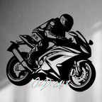 WALL STICKER: SPORTSBIKE RIDER - OzDecalz