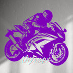 WALL STICKER: SPORTSBIKE RIDER - OzDecalz