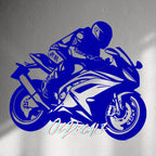 WALL STICKER: SPORTSBIKE RIDER - OzDecalz